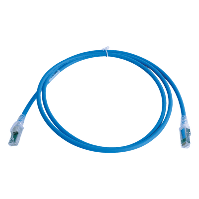 Patch Cord / Cat6A S/FTP / CM/LS0H / 1.52 m (5 ft) / Alta Densidad / Azul