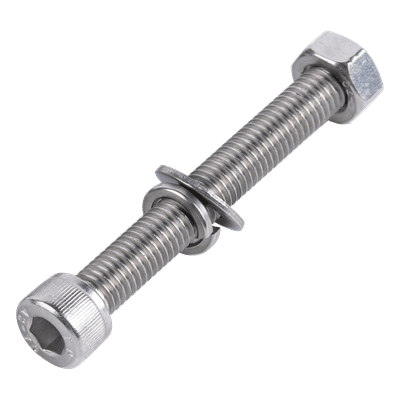 Tornillo de acero inoxidable / M8 x 65 mm / 0.26 x 2.13 pulgadas / Montaje de módulos fotovoltaicos / Resistente a corrosión