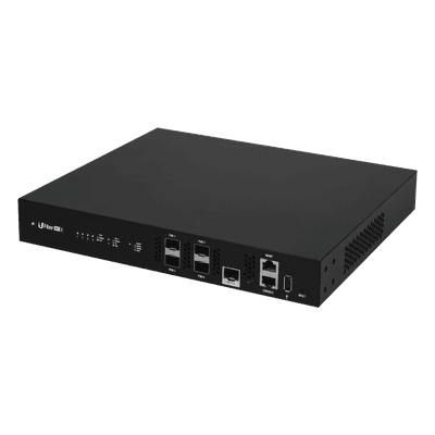 Terminal de Línea Óptica GPON / 4 Puertos SFP GPON / 1 Puerto SFP+ 10 G / 512 ONUs Concurrentes / 20 km (12.4 mi) / Rack 1U