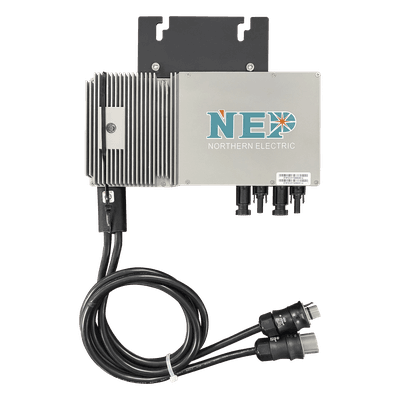 Microinversor para Interconexión a Red / 600W / 220V CA / Eficiencia 95.5% / 2 Módulos Solares 360W / Monitoreo Remoto