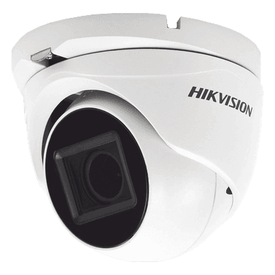 Eyeball TURBOHD 4K / 8.29 MP / Lente Mot. 2.7-13.5 mm / IR EXIR 60 m / IP67 / dWDR / TVI-AHD-CVI-CVBS / 9-15 VDC / -40°C a 60°C / 4.4 x 4.1 x 4.3 in / 1.28 lb