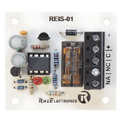 Tarjeta de Control de Voltaje / Automática para Inversores Solares / 12 VDC / Rango 11.4 a 13.05 VDC / Relevador NA-NC / 2 Indicadores Visuales