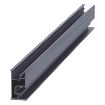 Riel de montaje fotovoltaico / Aluminio anodizado / 2100 mm (6.89 ft) / Perfil 7 / Resistente a condiciones climáticas