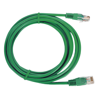 Cable de Parcheo UTP Cat6 / 2 Metros (6.56 Pies) / Verde / RJ45 / 1 Gbps