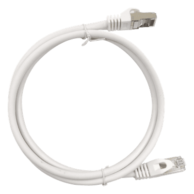 Patch Cord Cat6A / Blindado / 10G / 500MHz / 7.0m (22.96 pies) / Blanco