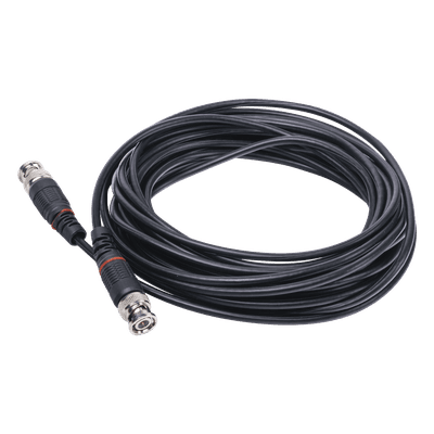 Cable Coaxial Armado con Conector BNC (Video) / Longitud de 8 mts / Optimizado para Cámaras 4K / Uso en Interior
