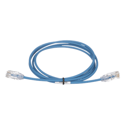 Cable de Parcheo UTP / Cat6 / 28AWG Diámetro Reducido / 1.83 m (6 Pies) / Azul