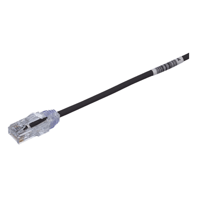 Cable de Parcheo UTP / Cat6 / 28AWG / Diámetro Reducido 3.8 mm / 15.2 cm (6 in) / Negro / CM/LSZH