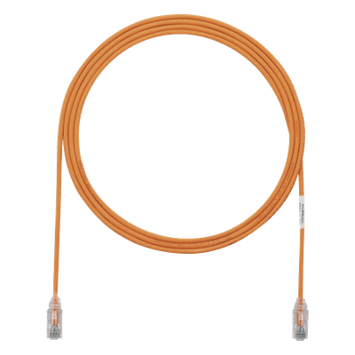 Cable de Parcheo UTP / Cat6 / 28AWG Diámetro Reducido / 2.13 m (7 pies) / Naranja