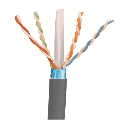 Bobina de Cable Blindado F/UTP / Cat6A / 23 AWG / 10GBase-T / LSZH / 305 m (1000 pies)