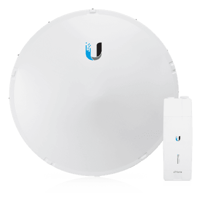 Radio Backhaul / 1.2 Gbps / Banda 11 GHz (10.7-11.7 GHz) / Antena 35 dBi / Duplexer Banda Alta / PoE+DC