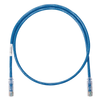 Cable de Parcheo UTP / Cat 6 / 24 AWG / 0.3 m (1 ft) / T568B / CM / Azul
