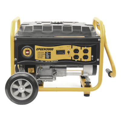Generador a Gasolina / 3,000 W / 7 HP / 110 Vca / Arranque Manual / 15 L / 10 h Continuas / 96 dB(A)