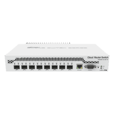 Switch administrable / Dual OS / 8x 10G SFP+ / 1x 1G RJ45 / 162 Gbps / 893x627x144 mm