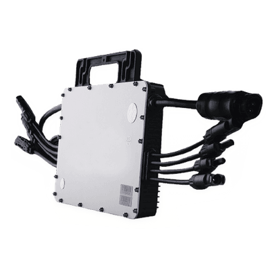 Microinversor 1500 W para Interconexión a Red Eléctrica 220V,  IP67, Con Cable Troncal Incluido, Para 4 Modulos de Hasta 470 W