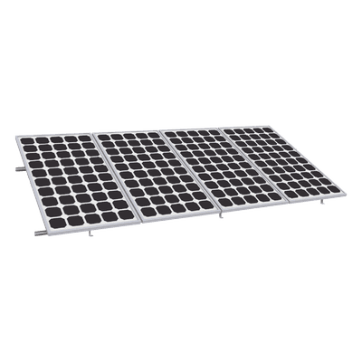 Montaje para Panel Solar, Riel de 4400mm para Módulos con Espesor de 35mm, Velocidad de Viento Máx. 136km/h