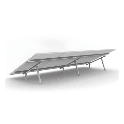 Montaje para Panel Solar, Riel de 4400mm para Módulos con Espesor de 40mm, Velocidad de Viento Máx. 162km/h