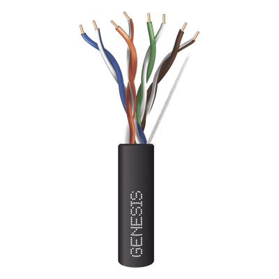 Bobina de Cable / UTP Cat6 PLENUM / 305 m (1000 ft) / 4 Pares / PVC Resistente a Luz Solar / UL CMP / 350 MHz / CCTV y Redes de Datos