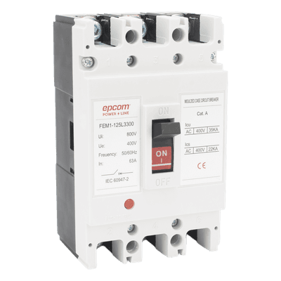 Interruptor Térmico 3P / 100 A / 690 V CA / Alta Capacidad de Ruptura / Aplicaciones Fotovoltaicas AC / -5°C a +40°C