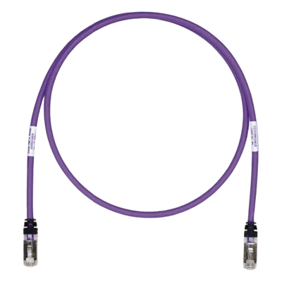 Patch Cord / Cat6A S/FTP Blindado / 26 AWG / CM/LS0H / 6.1 m (20 ft) / Violeta