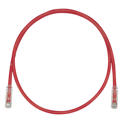 Cable de Parcheo UTP Cat6 / 24 AWG / CM / 4.57 m (15 ft) / Rojo