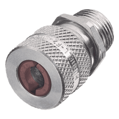 Conector de Cable / Aluminio Macho Recto / Ajustable 0.50-0.63" / 1/2" / NEMA 4, 4X, 12, 13 / Clase I Div. 2