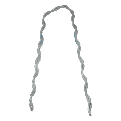 Remate Preformado para Cable Guía de Acero / Acero Galvanizado / Ø 1.2 - 1.3 mm / Tensión 1300 N / Longitud 160 mm (0.52 ft) / Instalación sin Herramientas