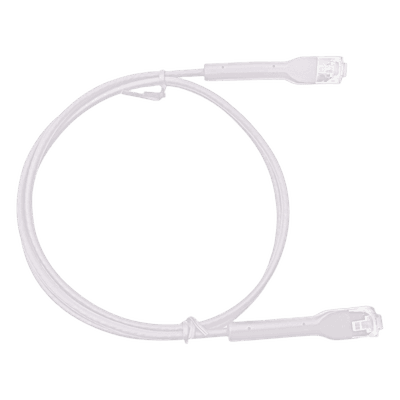 Cable de Parcheo UTP / Cat6 / Ultra Slim / 2 m (6.56 ft) / 1 GbE / 250 MHz / RJ45 / Blanco