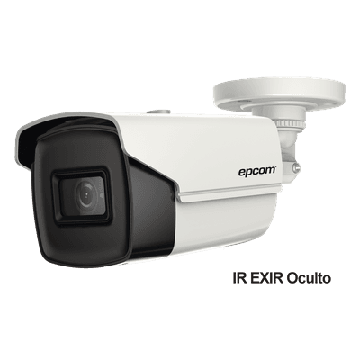 Bala TURBOHD / 4K 8.29 MP / Gran Angular 102.9° / Lente 2.8 mm / IR EXIR 60 m / Exterior IP67 / dWDR / -40°C a 60°C