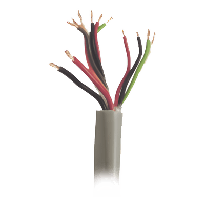 Cable Compuesto para Control de Acceso / 12 Conductores / 5 Pares 22 AWG + 1 Par 18 AWG / Intemperie / 152 m (500 ft)