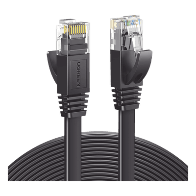 Cable Ethernet Plano UTP Cat6 / 5 m (16.40 pies) / 600 MHz / 1000 Mbps / 26AWG CCA / RJ45 Dorado