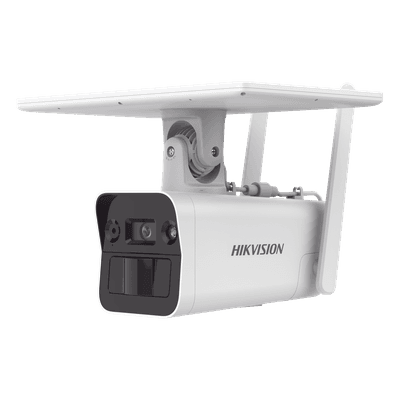 Kit Solar IP Autónomo / 4 Megapixel / Doble Detección Radar + PIR / IR 10 m (32.8 ft) / 4G con SIM / Audio Bidireccional / IP67 / Autonomía 11 Días