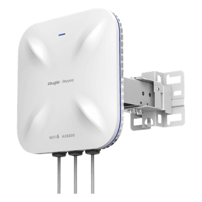 Punto de Acceso Mesh Wi-Fi 6 / Dual Banda 2.4/5 GHz / 5.95 Gbps / MU-MIMO 4x4 / Puerto 2.5G y SFP / IP68 / -40°C a 65°C