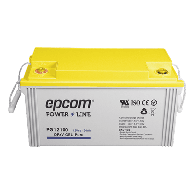 Batería de Gel OPzV / 12 Vcc / 100 Ah / Ciclo Profundo / Fotovoltaica y Respaldo