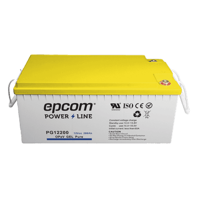 Batería GEL OPzV / 12 Vcc / 200 Ah / Ciclo Profundo / Descarga 500 A / 20 Años Flotación