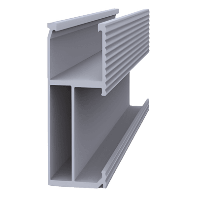 Riel de Montaje Fotovoltaico / Aluminio Anodizado / 1400 mm (4.59 ft) / Módulos Solares / Estructuras Personalizadas / Resistencia Extrema