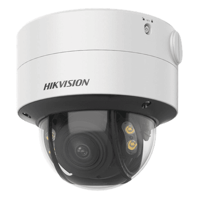 Cámara Domo IP / 4 Megapixel / ColorVu 24/7 / Lente 2.8-12 mm / Luz Blanca 40 m (131.2 ft) / WDR 130 dB / AcuSense / IP67 / IK10