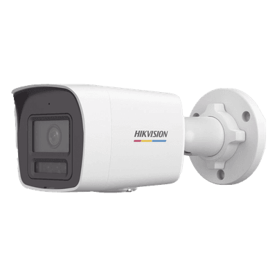 Cámara Bala IP / 2 Megapixel / Dual Light 30 m (98.4 ft) / ColorVu 0.001 Lux / Lente 2.8 mm / 115° FOV / IP67 / PoE