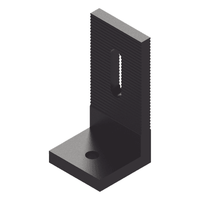 Soporte L para Panel Solar / Montaje en Concreto / Compatible con Tornillo Expansor EPL-ES-8/70 / Estructuras Personalizadas