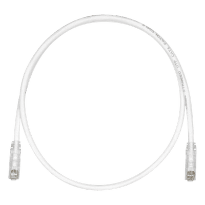 Cable de Parcheo UTP Cat6 / 24 AWG / CM / 50 cm (1.64 ft) / Blanco Mate