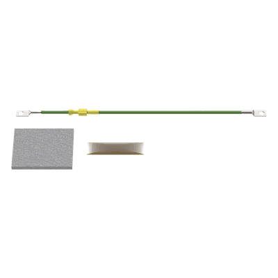 Kit de Conexión a Tierra / Para Gabinetes Multipropósito / Cable 10 AWG 13.25 in (336.6 mm) / Accesorios de Instalación / Montaje en Pared
