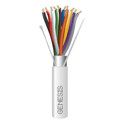 Cable de Cobre / 10 x 18 AWG / 305 m (1000 ft) / Blindado / Plenum / Blanco / CL3P FPLP CMP FT6 / -20°C a 75°C