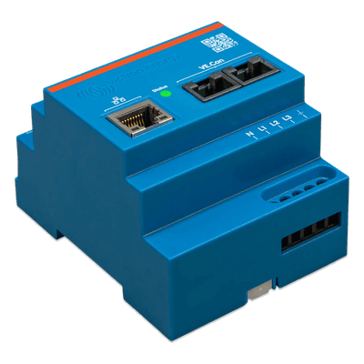 Contador de Energía Trifásico / 75 A / 3 Fases / Ethernet y VE.Can / Actualización 100 ms / Transformadores CT Incluidos