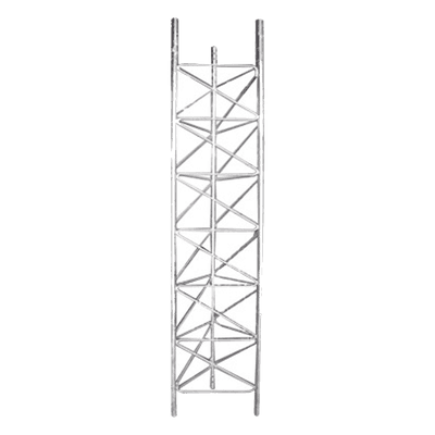 Tramo de Torre / 3 m (9.84 ft) x 60 cm (1.97 ft) / Tubo 1-1/4" Ced. 30 / Galvanizado en Caliente / Hasta 99 m (324.8 ft)