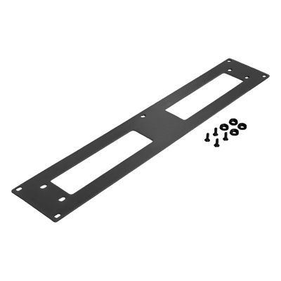 Tapa Frontal para Repetidor / Aluminio Calibre 11 / 2U Rack / Interior / Radios Series 102 y 302