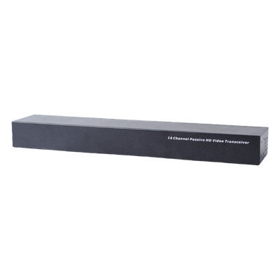 Transceptor de Video Pasivo / 16 Canales / 4K / Rack 19" / UTP Cat 5e/6 / HD-TVI/CVI/AHD/CVBS / Protección contra Sobretensión