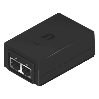 Adaptador PoE / 24 VDC / 1.25 A / Puerto Gigabit / 4 Pares / Protección ESD / 94 x 60 x 33 mm