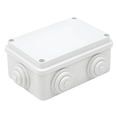 Caja de Derivación Estanca / PVC Libre de Halógenos / 6 Entradas / IP55 / IK08 / 120x80x50 mm / -24 a 60°C