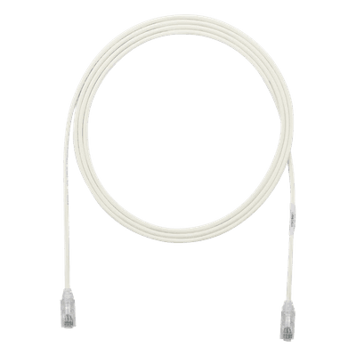 Cable de Parcheo / Cat6 / 28AWG Diámetro Reducido / UTP / 0.91 m (3 Pies) / Blanco Mate