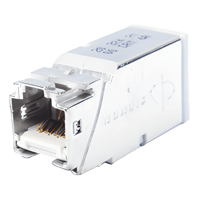 Conector Blindado para Patch Panel / Cat6A / 22-26 AWG / 19-inch Rack / -10 a 60 °C / 14 a 140 °F